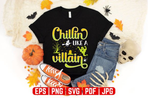 Chillin Like a Villain T-shirt Design