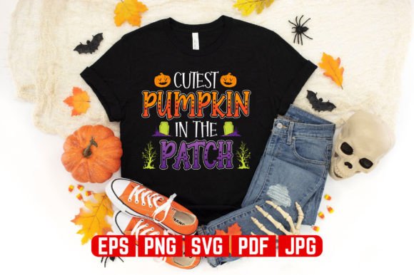 Cutest Pumpkin Halloween T-shirt Design