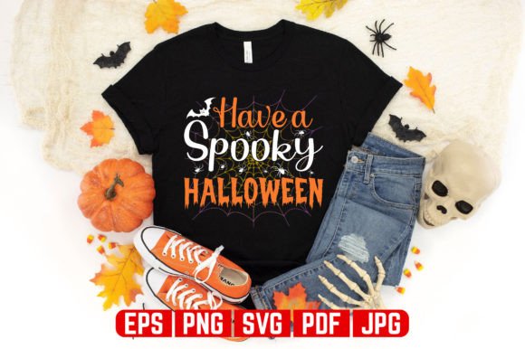 Have a Spooky Halloween T-Shirt Design