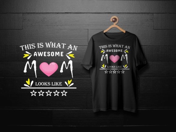 Mom Typographic Graphics for T-Shirt Designs