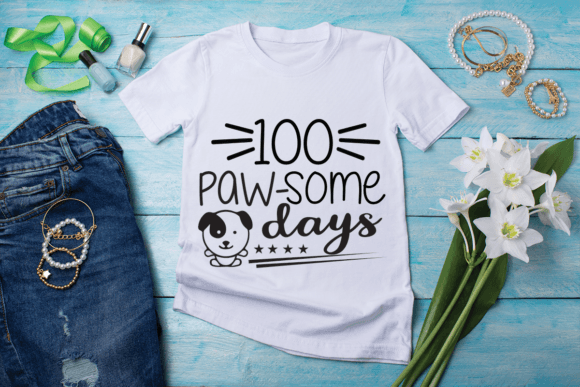 Paw Some Days SVG T-shirt Design: Graphics & T-Shirt Designs