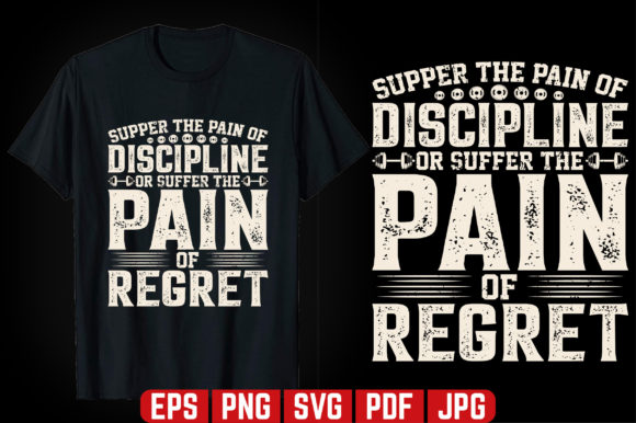 Supper the Pain GYM T-shirt Design
