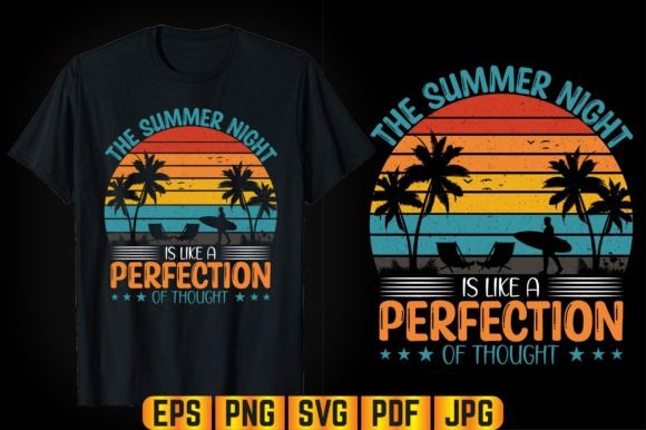 The Summer Night T-shirt Design