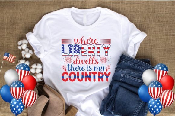 Where Liberty Dwells T-shirt Design Review for Embroidery